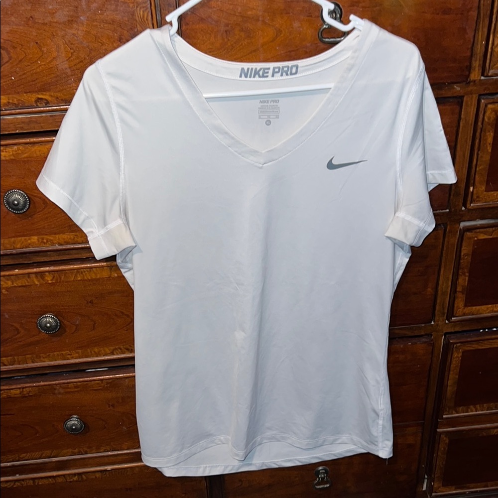 Nike Pro Women's White Top